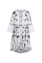 Load image into Gallery viewer, Felicity Short Cotton Kaftan Dress