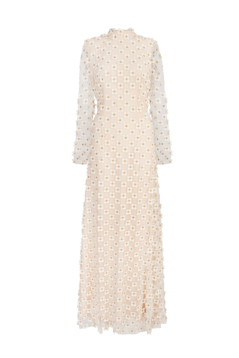 Daisy Gown | Floral Appliqué Lace | Suzannah London