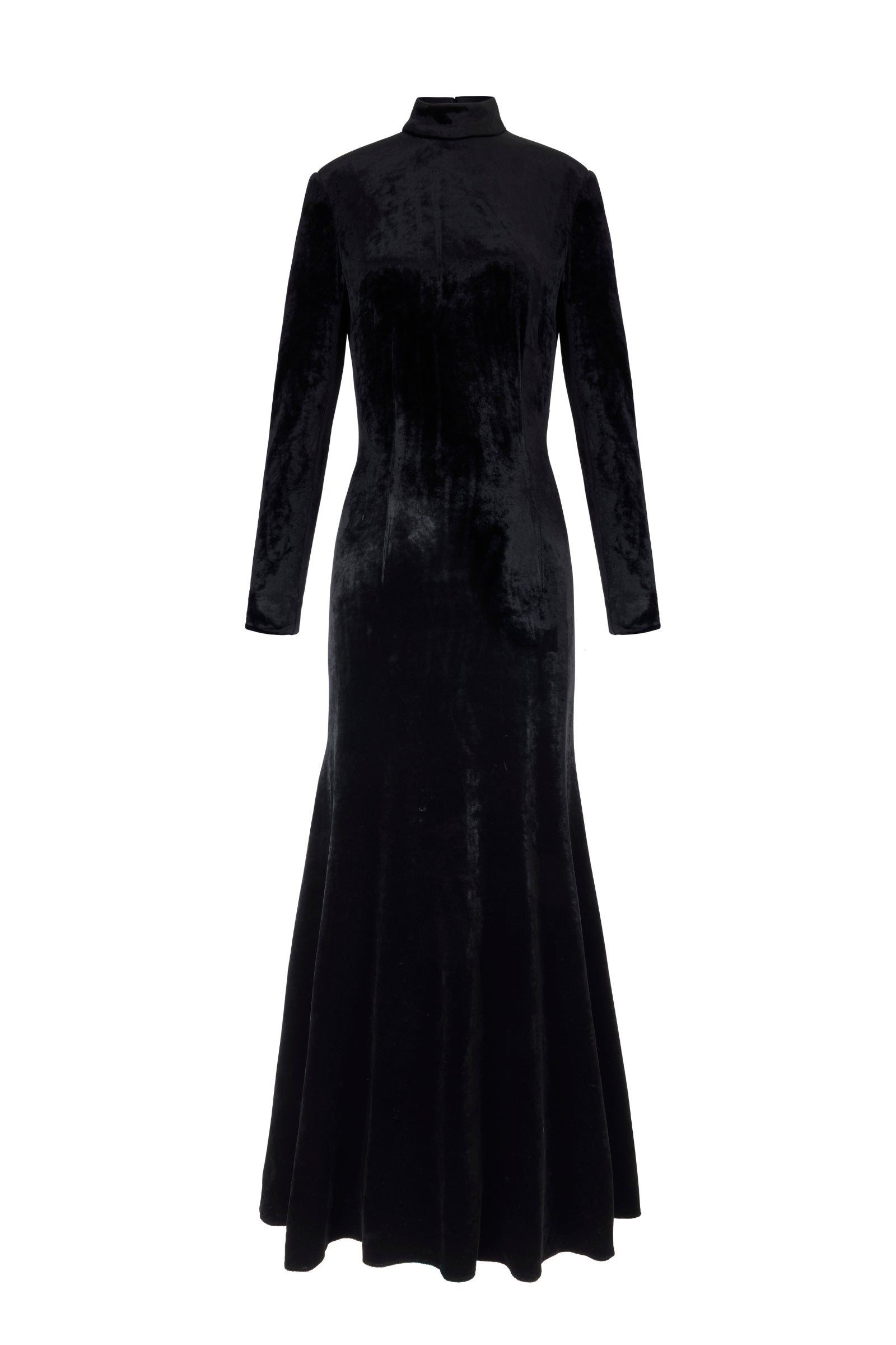 Hemera Gown Black Velvet Jersey