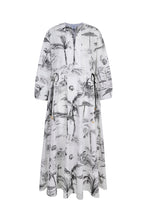 Load image into Gallery viewer, Pandora Bahamas Long Cotton Kaftan Dress