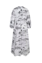 Load image into Gallery viewer, Pandora Bahamas Long Cotton Kaftan Dress