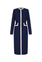 Load image into Gallery viewer, Simple Coat Dress Navy