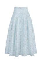 Load image into Gallery viewer, Clara Skirt Floral Matelassé Eucalyptus