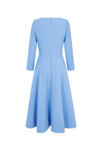 Load image into Gallery viewer, Arlena Midi Dress Breeze Blue Cloqué