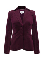 Load image into Gallery viewer, Brooklyn Jacket Plum Velvet