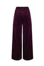 Load image into Gallery viewer, Brooklyn Trousers Plum Velvet