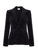 Load image into Gallery viewer, Brooklyn Jacket Black Velvet 24