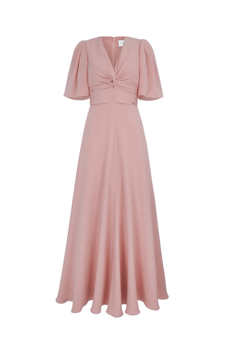 Holland Dress Vintage Pink Silk Crepe