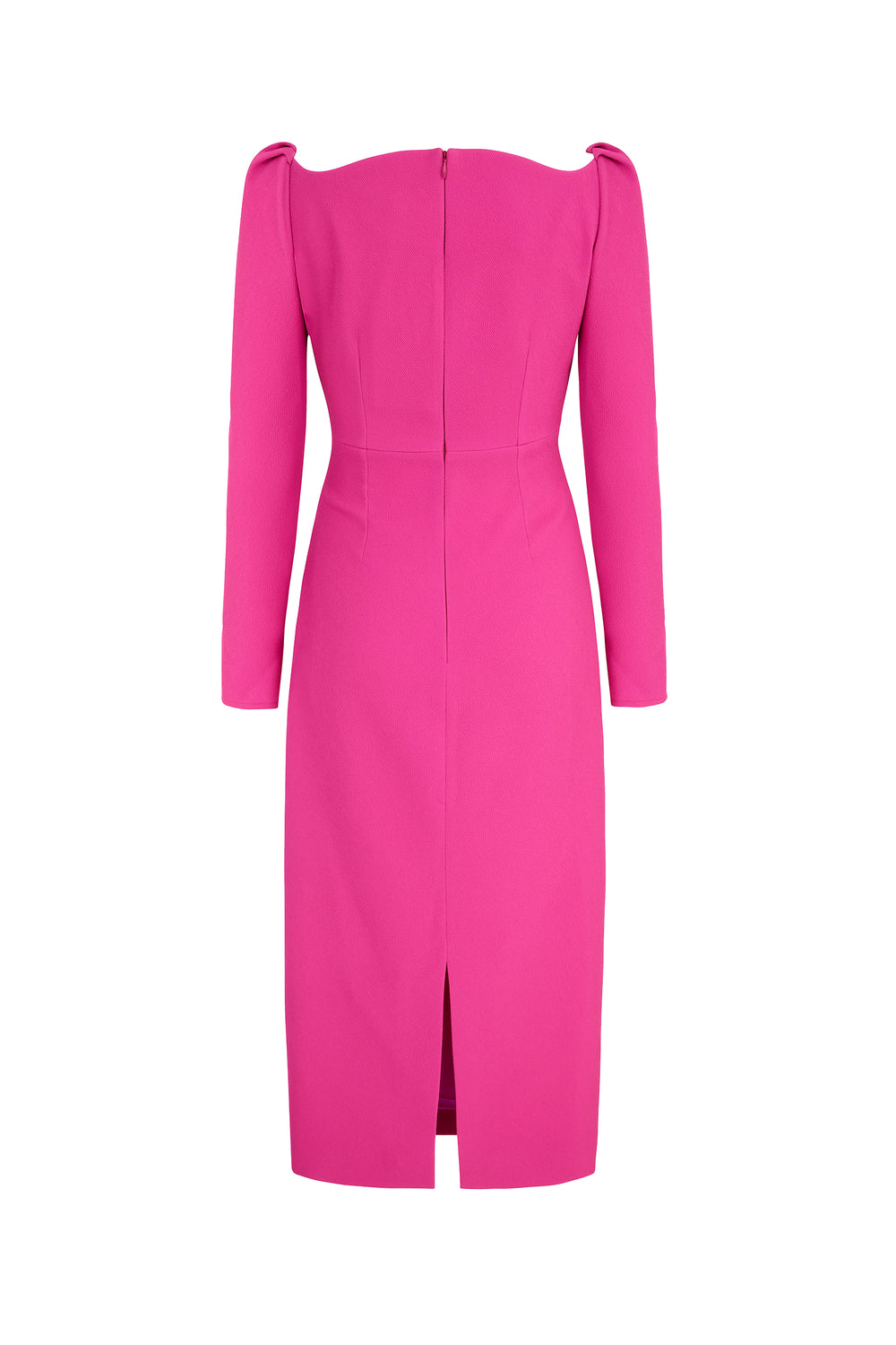 London Crepe Hot | | Dress Halley Pink Stretch Suzannah