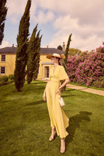 Load image into Gallery viewer, Holland Dress Yellow Silk Crepe