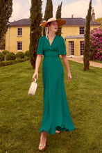 Load image into Gallery viewer, Holland Dress Jade Silk Cady