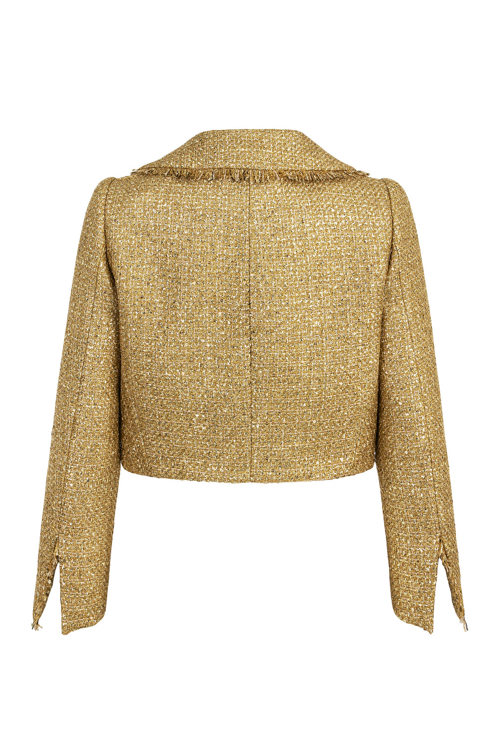 Layla Jacket Gold Tweed Suzannah London