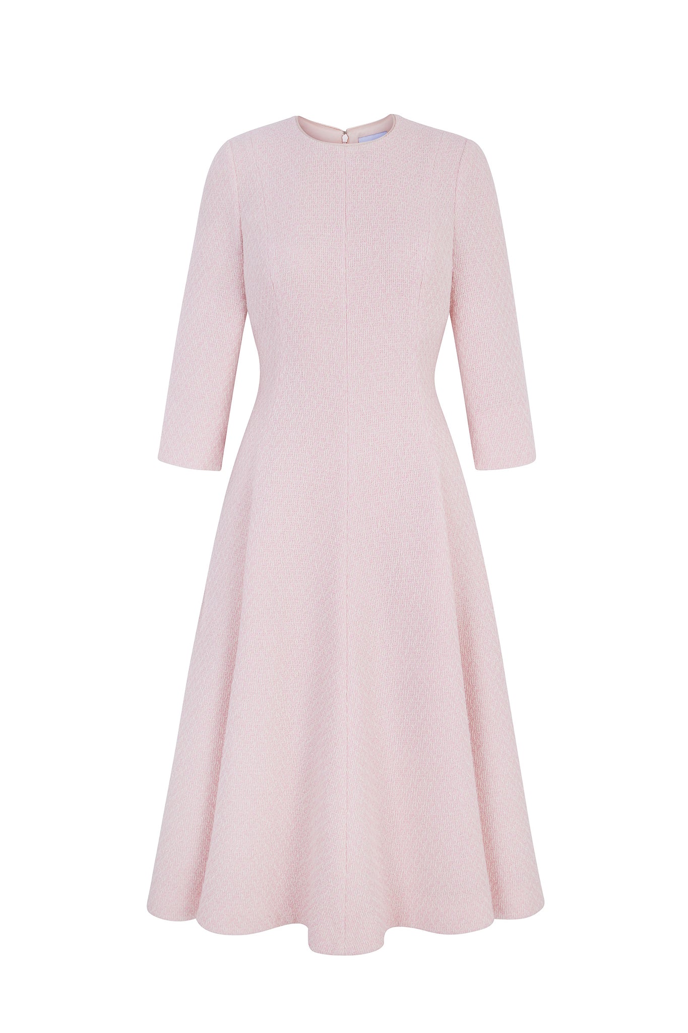 Lucy Midi Dress | Pink Shimmer Tweed | Luxury Occasion Dresses ...