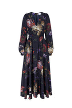 Load image into Gallery viewer, Lydia Dress Silk Painterly Floral