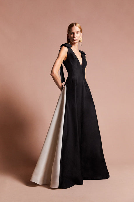 Otto Monochrome Gown