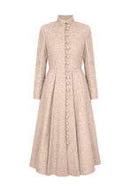 Load image into Gallery viewer, Madrid Coat Dress Metallic Tweed Blush Pink