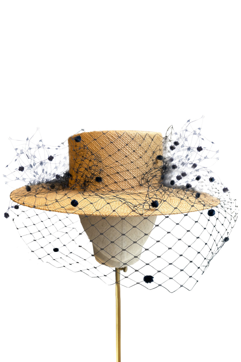 Nixi Straw Boater x Jane Taylor