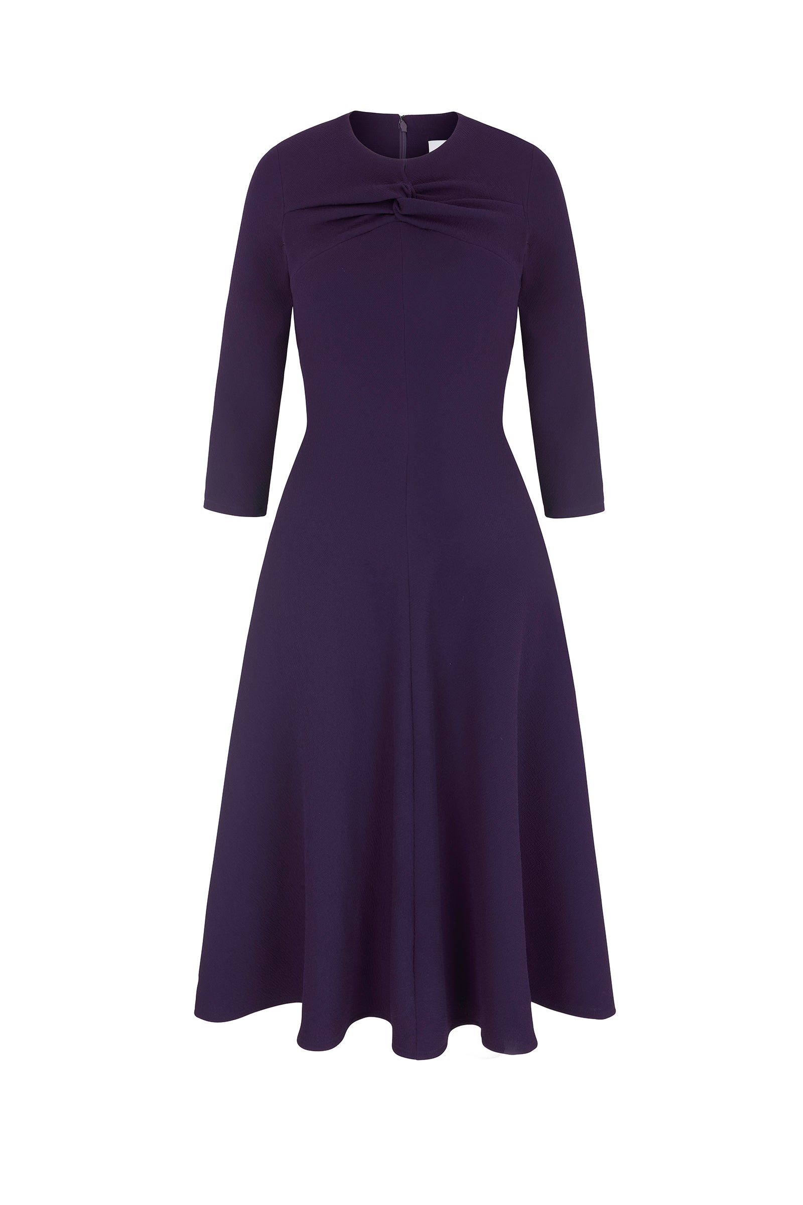 Ophelia Dress Stretch Crepe Blackcurrant