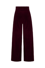 Load image into Gallery viewer, Brooklyn Trousers Plum Velvet