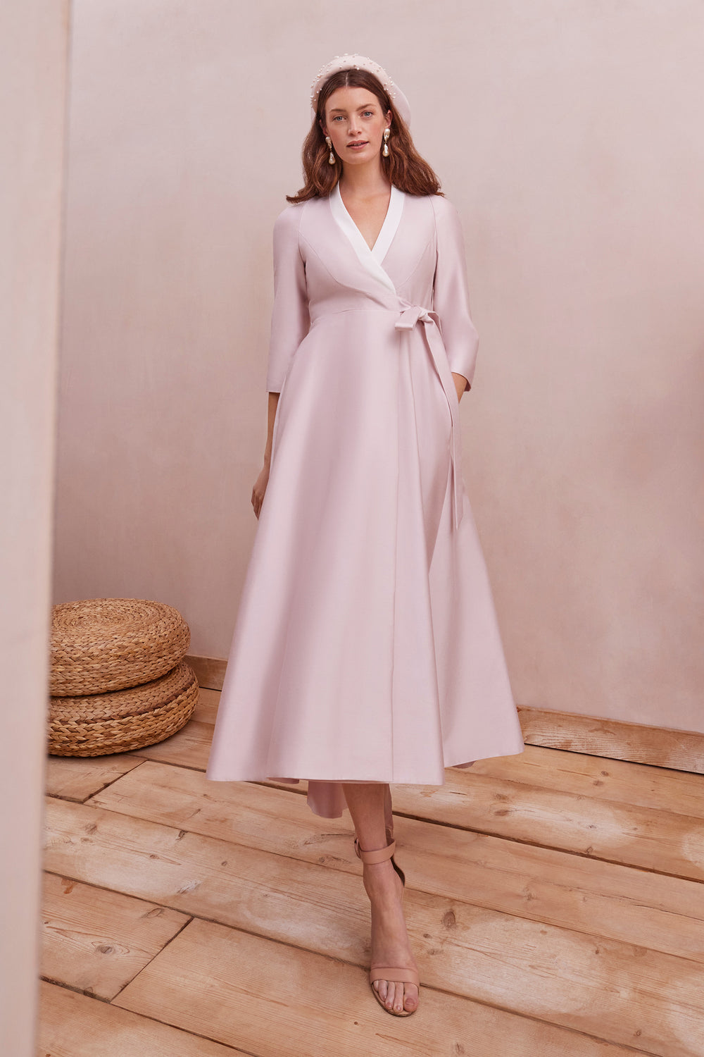 Tweed Belted Shirt Dress, Pink - New Arrivals - The Blue Door Boutique