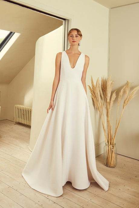 Seraphina Gown White Cloqué