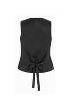 Load image into Gallery viewer, Tuxedo Waistcoat Black Velvet