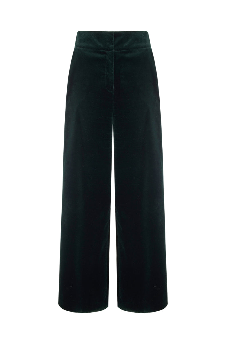 Penny Trousers Forest Velvet