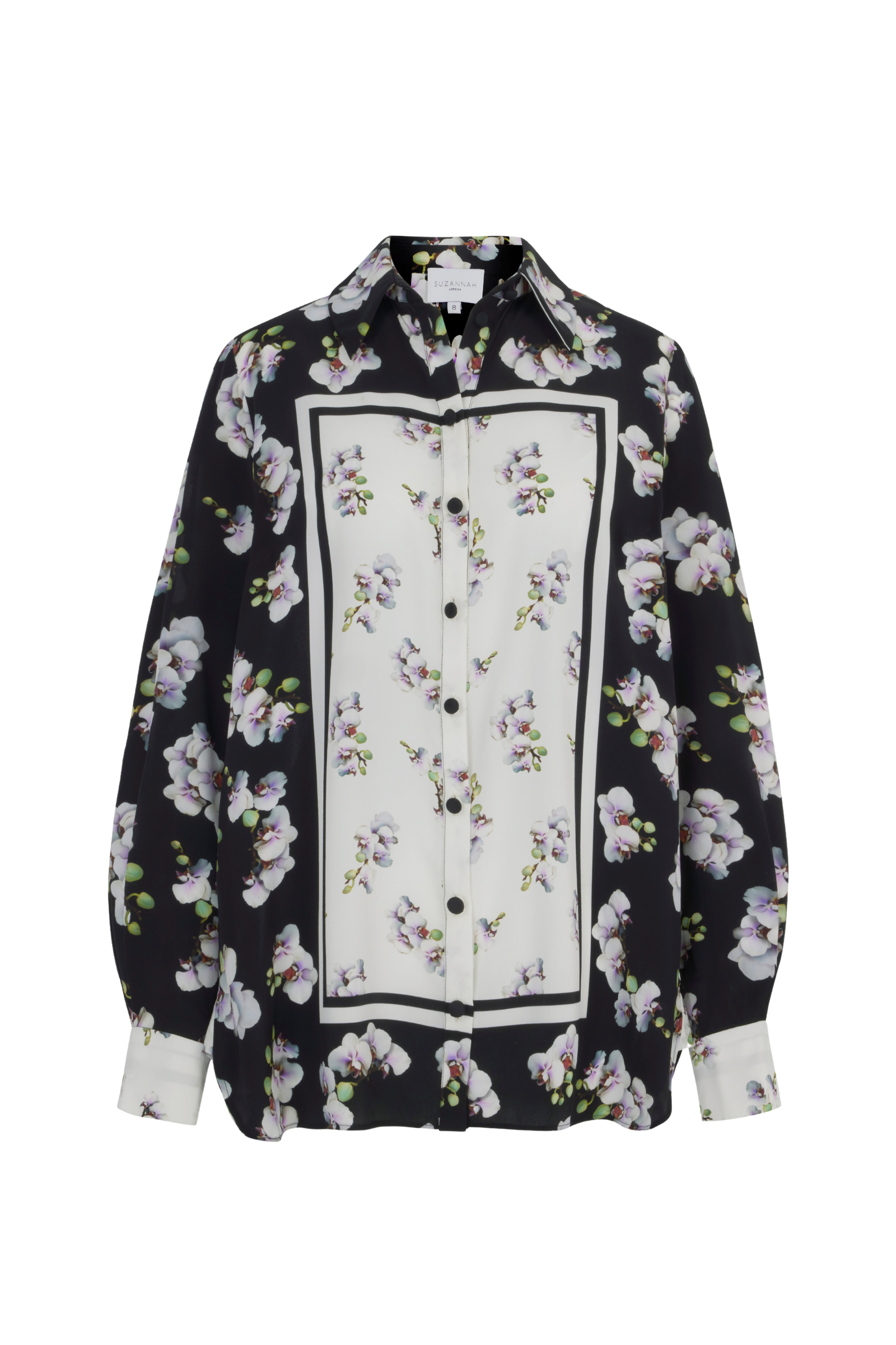 Shutters Classic Silk Orchid Shirt