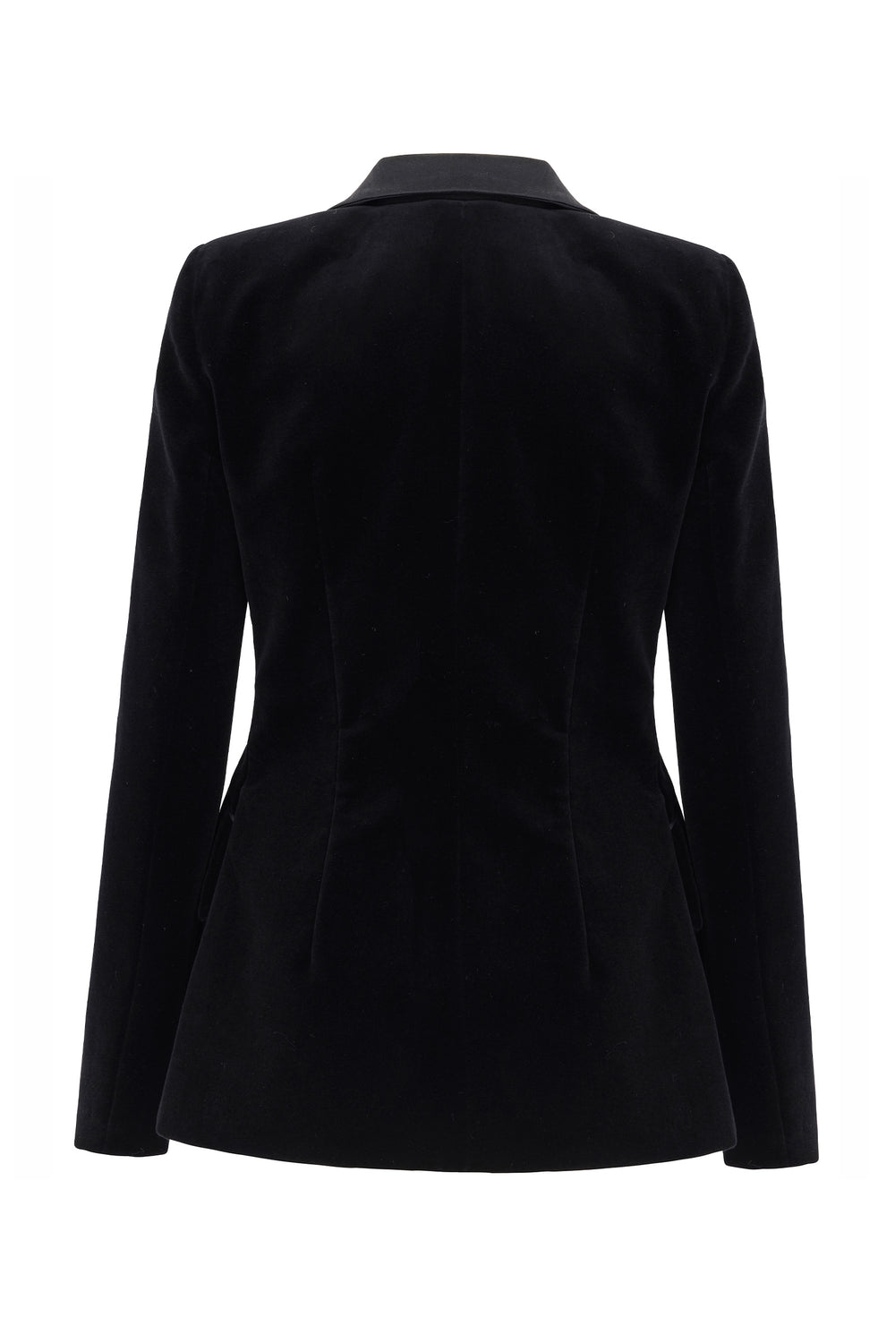 Brooklyn Jacket Sustainable Black Velvet | Luxury Women's Suiting ...