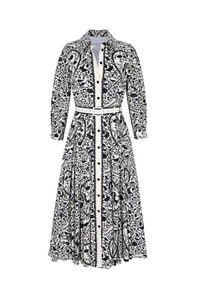 Love Birds Shirt Dress x Rob Ryan | Suzannah London