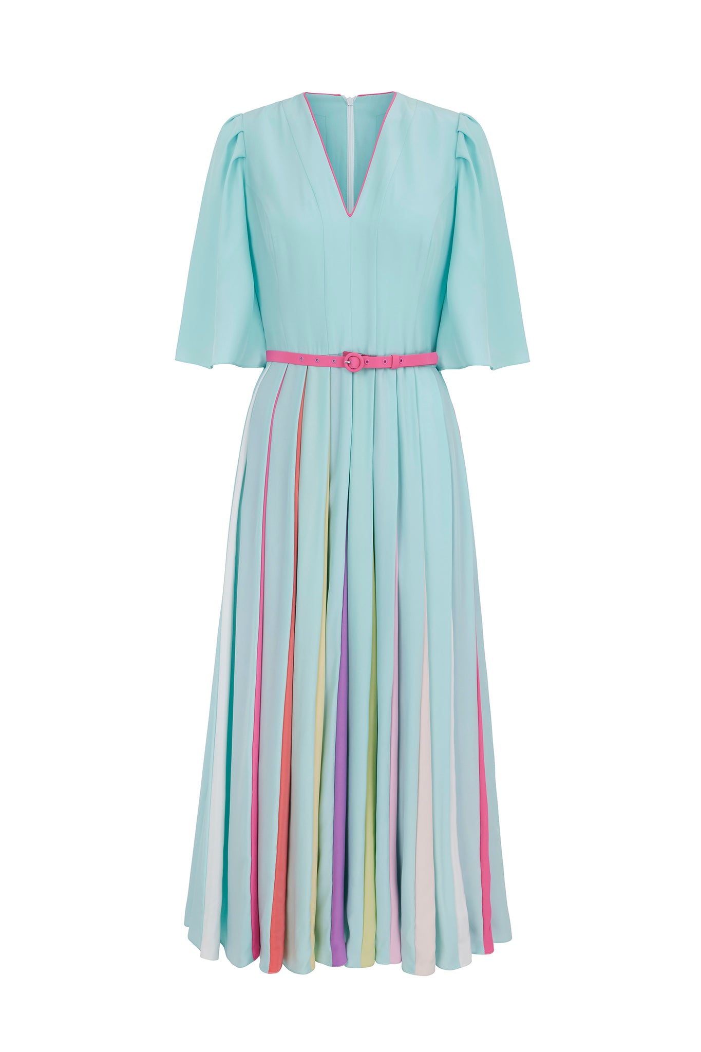 Suzannah London | Rainbow 23 Midi Dress Spearmint